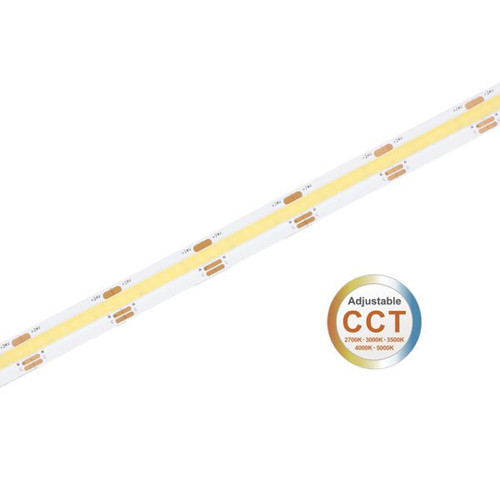 LBL-COB-TW5CCT-IP20-100FT - 5CCT COB LED Tape Light 24V IP20 3W/ft - Lotus LED
