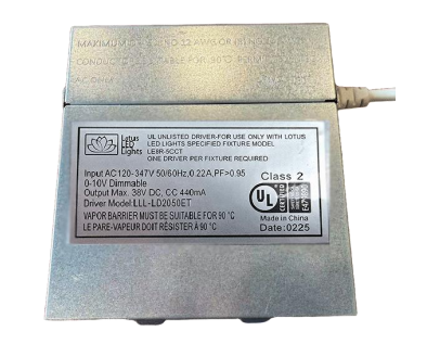 LLL-LD2050ET - 120-347V 0-10V Dimmable Driver Adder for LE8R - Lotus LED