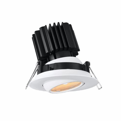L3G-RFW-WH-LW50-4C90 - Tangra 3" Gimbal Round Flat Wide Trim 4CCT+DTW CRI90 - Lotus LED