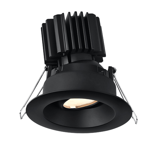 L3G-RRW-BK-RS20-3K95 - Tangra 3" Gimbal Round Recessed Wide 3000K CRI95 - Lotus LED