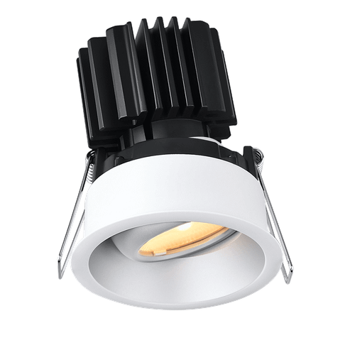 L3G-RRT-AZ-LW24-1895 - Tangra 3" Gimbal Round Recessed Thin Alzak Trim 24° DTW - Lotus LED