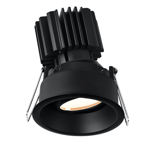 L3G-RRT-BK-RC20-4C90 - 3" Tangra Gimbal Recessed Thin Black Trim 4CCT DTW - Lotus LED