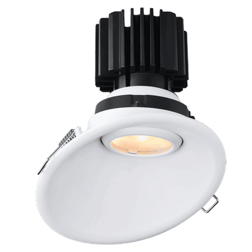 L3G-RST-WH-LW50-3K95 - Tangra 3" Gimbal Round Sloped Thin Trim 3000K CRI95 - Lotus LED