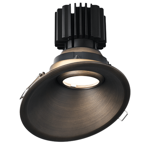 L3G-RST-BR-RF50-4C90 - Tangra 3" Gimbal Round Sloped Thin Bronze Trim 4CCT+DTW CRI90 - Lotus LED
