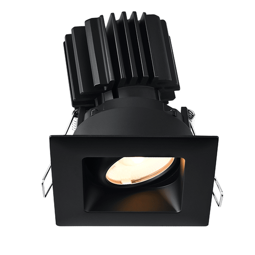 L3G-SRW-BK-RF50-1895 - Tangra 3" Gimbal Square Recessed Wide Black Trim - Lotus LED