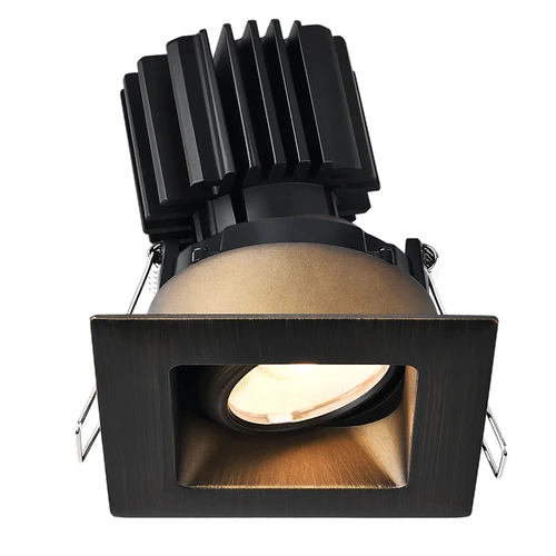 L3G-SRW-BR-RS20-4C90 - 3" Tangra LED Gimbal Square Wide Bronze Trim 4CCT DTW - Lotus LED