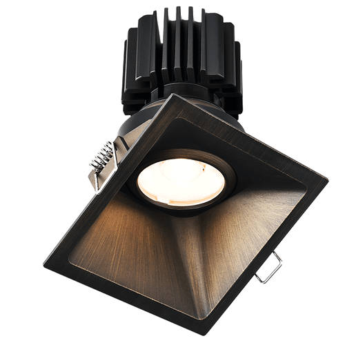 L3G-SST-BR-RF60-4C90 - Tangra 3" Gimbal Square Sloped Thin Bronze Trim 4CCT DTW CRI90 - Lotus LED
