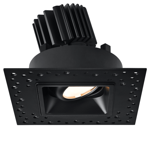 L3G-SIT-BK-RF60-4C90 - Tangra 3" Gimbal Square Invisible Black Trim 4CCT DTW CRI90 - Lotus LED