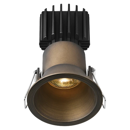 L3F-RDT-BR-RC20-5C95 - 3" Tangra Fixed Deep Regressed Bronze Trim 5CCT CRI95 - Lotus LED