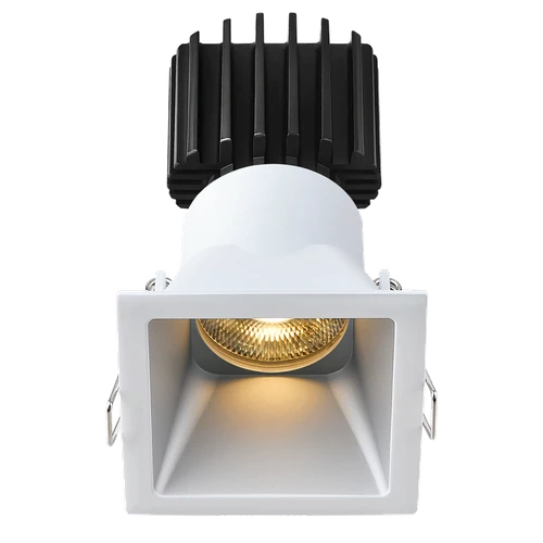 L3F-SDT-AZ-RF50-5C95 - Tangra 3" Fixed Square Deep Regressed Thin Trim 5CCT CRI95 - Lotus LED