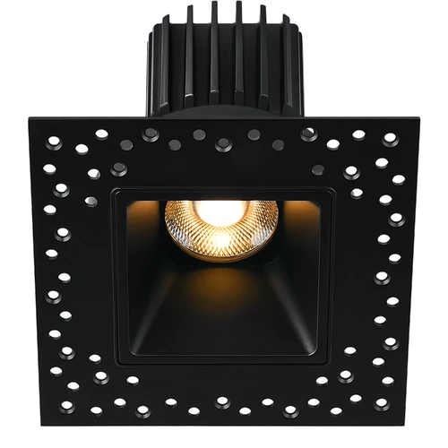 L3F-SDI-BK-RS36-5C98 - Tangra 3" Fixed Square Deep Regressed 5CCT CRI98 - Lotus LED