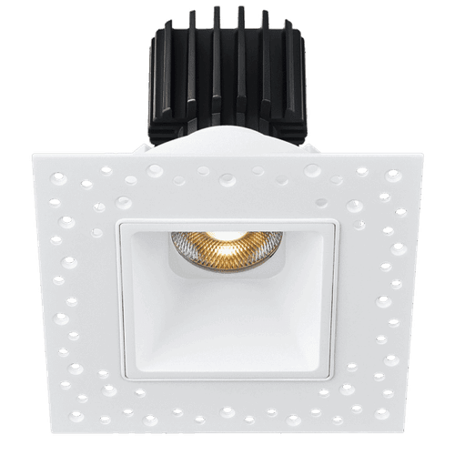 L3F-SDI-WH-RS36-1895 - Tangra 3" Fixed Square Deep Regressed Invisible White Trim 36° DTW - Lotus LED