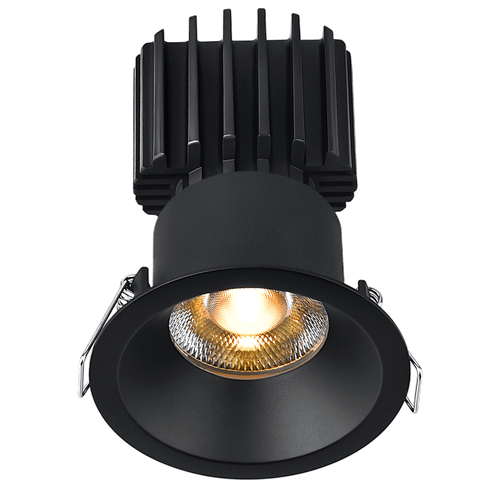 L3F-RRT-BK-LB36-4C90 - 3" Tangra Fixed Round Recessed Thin Trim 4CCT+DTW - Lotus LED
