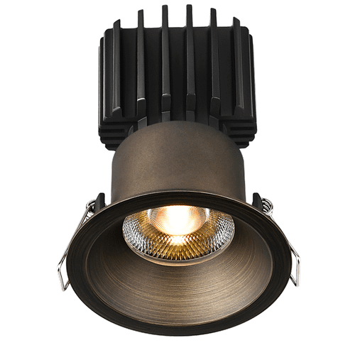 L3F-RRT-BR-RS20-4C90 - 3" Tangra Fixed Round Recessed Thin Bronze Trim 4CCT+DTW - Lotus LED