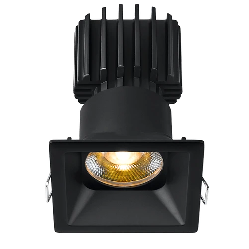 L3F-SRT-BK-RS36-4C90 - Tangra 3" Square Recessed Trim 4CCT DTW Black CRI90 - Lotus LED