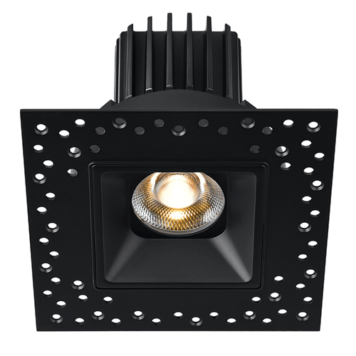 L3F-SRI-BK-RS36-3K95 - 3" Square Recessed LED 3000K CRI95 Black - Lotus LED