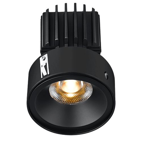 L3F-RRF-BK-RF50-4C90 - Tangra 3" Round Recessed 4CCT DTW 50° Black Trim - Lotus LED