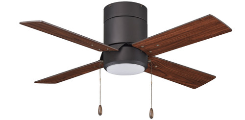 1023OB-WT-ES - Metalis 42in 4-Blade LED ES Hugger Ceiling Fan - RP Lighting + Fans