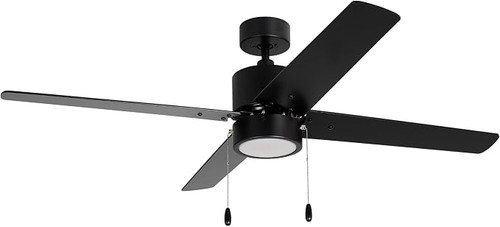 1047LED-1MBK-MBK - Aldea IV 52" 4-Blade Ceiling Fan 16W 3000K LED - RP Lighting + Fans