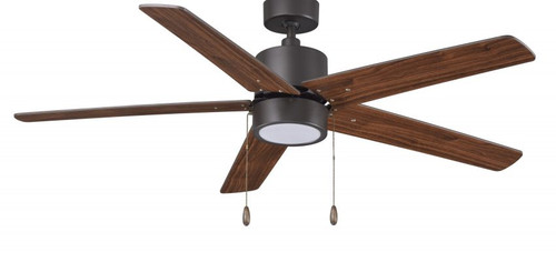 1048LED-1MBK-MBK - Aldea VI 52in Matte Black LED Ceiling Fan 3000K - RP Lighting + Fans