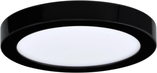 1RP69-1LED-MBK - 12W 3000K LED Wet Ceiling Fan Light Kit Matte Black - RP Lighting + Fans