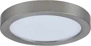 8536-1BN-HO-90-3K - 7" 15W LED Slim Round Disk 3000K 90CRI - RP Lighting + Fans