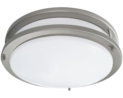 4318-2-30-BN - 18" 34W LED Flush Round Ceiling Mount 3000K - RP Lighting + Fans