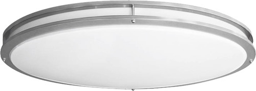 4345-2-30-BN - 35W 32 in 3000K LED Flush Oval Ceiling Mount - RP Lighting + Fans