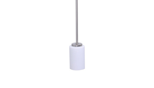 4615BN - E26 A19 Mini Pendant Light Brushed Nickel, 9W 3000K - RP Lighting + Fans