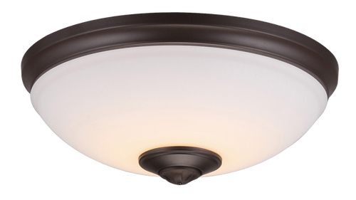KG500OB - Universal LED Ceiling Fan Light Kit Opal Glass Oiled Bronze - Wind River