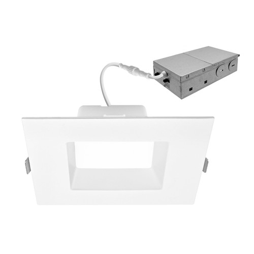LED-DL-SQ-EX-6-3P18-5CCT-WH-SM - 5/6" Square LED External J-Box Downlight Selectable CCT - Envision