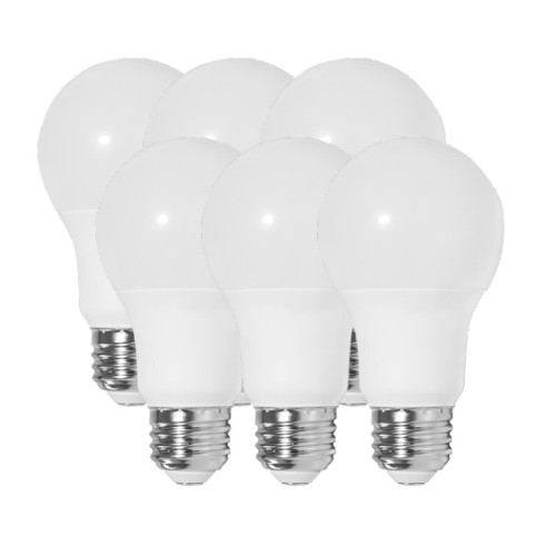 LED-A19-9W-30K-ND6 - 9W 3000K A19 Non-Dimmable LED Bulb 6 Pack - Envision