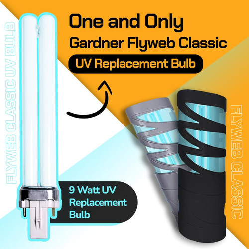 EL-22 - 9W UV PL9W Replacement Bulb for FlyWeb Classic - Gardner Fly Lights
