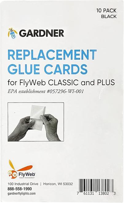 CS-76 - 5.75" x 15" Replacement Glueboards for Stealth Fly Light - Gardner Fly Lights