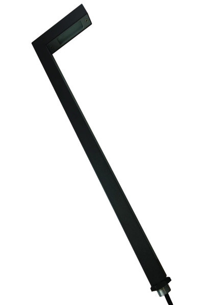 P90-TZ-20 - 12V Right Angle Path Light 20" Stem Textured Bronze - Sollos