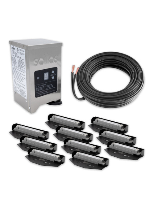 HKPP-2 - Hardscape Ledge Light Kit 27K Textured Black 12V - Sollos