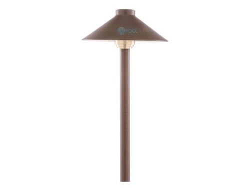 PTH075-AB-18-JC3/830/IP65/LED - 7.5" Antique Brass LED Path Light 3000K - Sollos