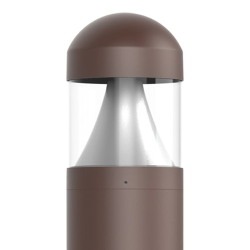 PT-ABL-R-DTP-C-3CP - 14W LED Dome-Top Cone Bollard Selectable CCT - Portor Lighting
