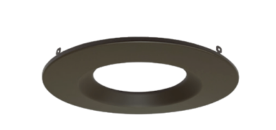 TR-DLR-S-6I-BZ - 6" Bronze Smooth Retrofit Trim Ring - Portor Lighting