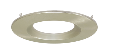 TR-DLR-S-6I-BN - 6" Smooth Retrofit Trim Ring Brushed Nickel - Portor Lighting