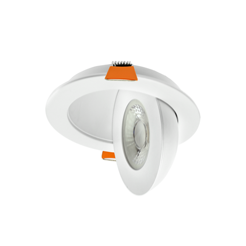 PT-DLFG2-R-4I-9W-5CCT - 4in Floating Gimbal Downlight - Portor Lighting
