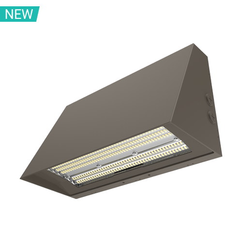 PT-WPF-60-3CPB - 40W Power-Selectable LED Full Cut-Off Wall Pack Adjustable Beam - Portor Lighting
