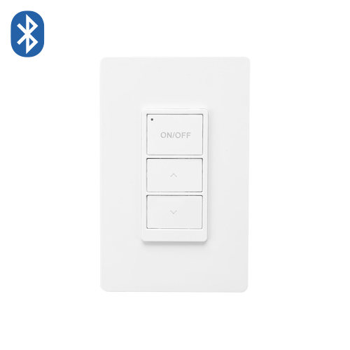 PT-3WS-BT-B - Bluetooth Battery-Powered 3-Button Wall Switch for TEELIO - Portor Lighting