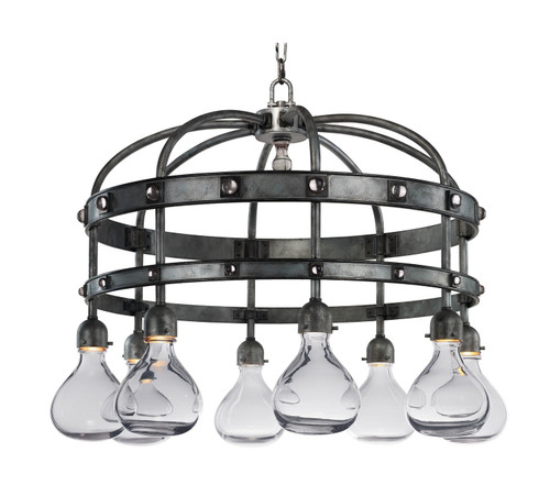 SM23458CLBS - Napa 8-Light 38.25" Integrated LED Chandelier - Studio M