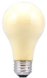 100AYRP120V - 100W A19 Yellow Incandescent Bulb - Sylvania
