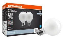 LED3.5G25DIM935F13YTLRP2 - 3.5W G25 LED Bulb 3500K - Sylvania