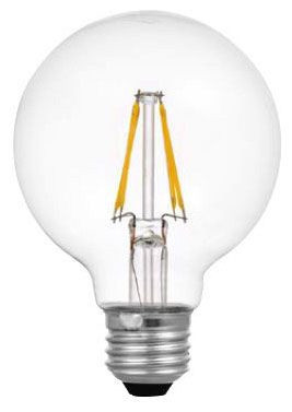 LED5G25DIM935CL13YTLRP2 - 5W Dimmable G25 LED Bulb - Sylvania
