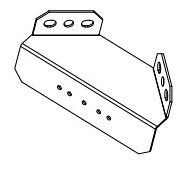 VAPORILT/CORNERMTBRKT - Corner Mount Bracket - Sylvania