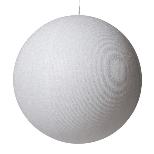 WGC-78515 - 20" White Polymesh Commercial Inflatable Christmas Ornament - Red Sleigh