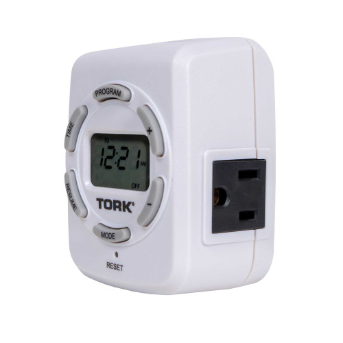 WGC-85138 - Heavy Duty Digital 7-Day Timer with 2 Grounded Outlets - Wintergreen Corporation